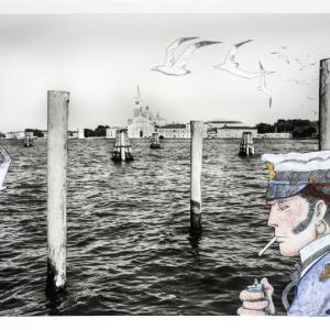 MAD on Paper - Favola di Venezia - Omaggio a Hugo Pratt. Disegni e collage di Claudio Cottiga e fotografie di Luciano Tramannoni