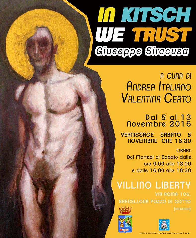 In Kitsch We Trust - mostra di Giuseppe Siracusa