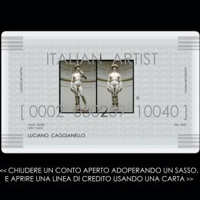 carta di credito d'artista