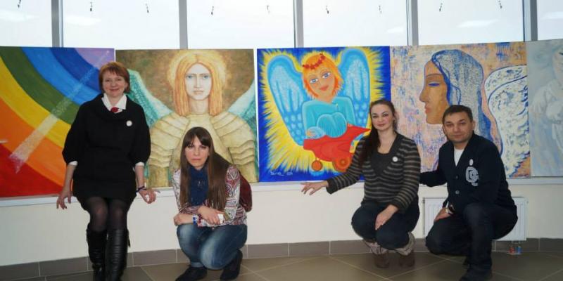 Presentation of an international art-project "Angel of Peace"