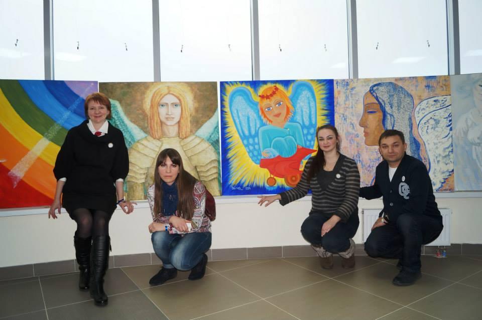 Presentation of an international art-project "Angel of Peace"