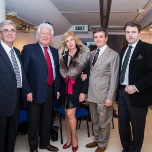 MARINA RIPA DI MEANA E SALVATORE RUGGERI IN UNA INAUGURAZIONE STUPEFACENTE