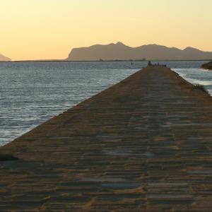 Italy. Sicily, Trapani blue salt