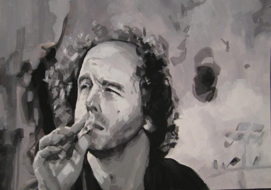 Steven Wright in Coffee and Cigarettes