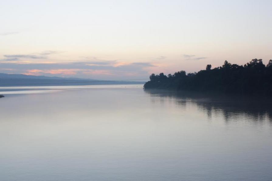 lake towards Nepal