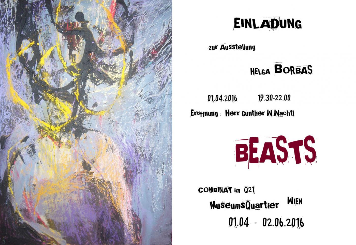 BEASTS       -     MUSEUMSQUARTIER    Q21     Combinat