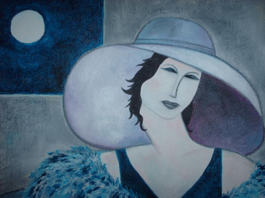 madame luna con cappello