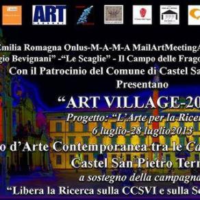 Banner Percorso Art Village 2013 Castel San Pietro Terme BO 6/28 luglio 2013