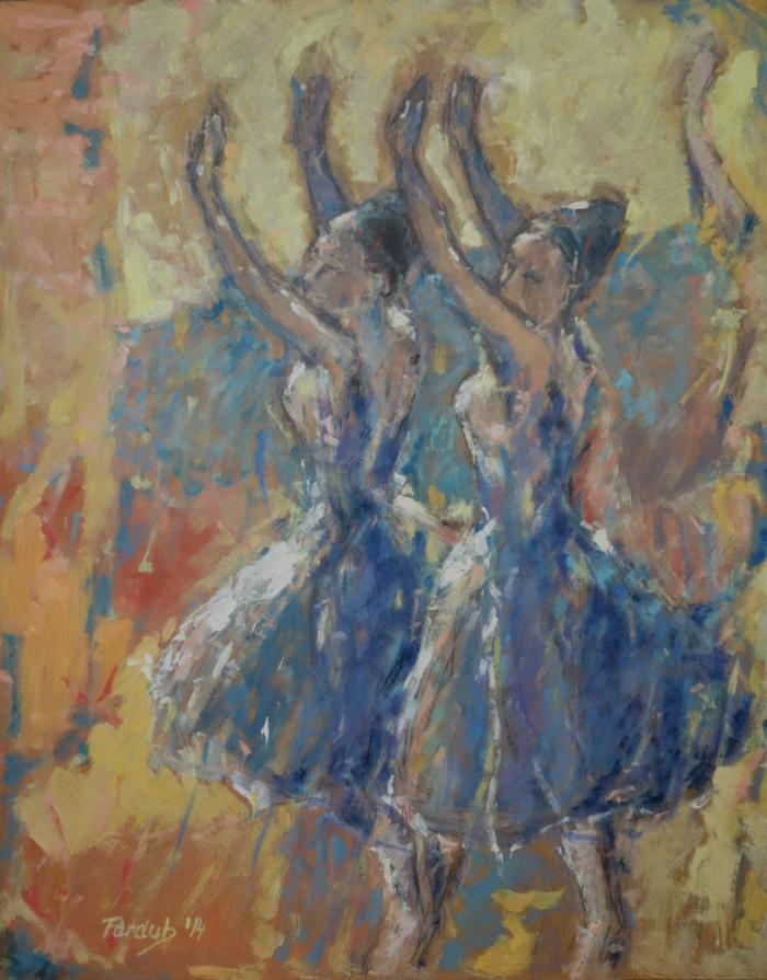 ballerinas inspiration by Degas