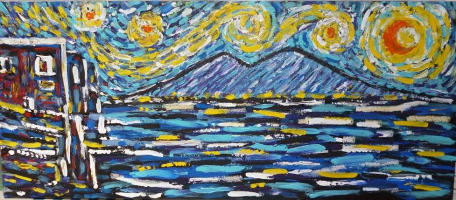 Notte Stellata sul Vesuvio