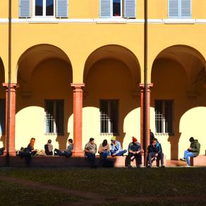 I portici della "Delfini" 