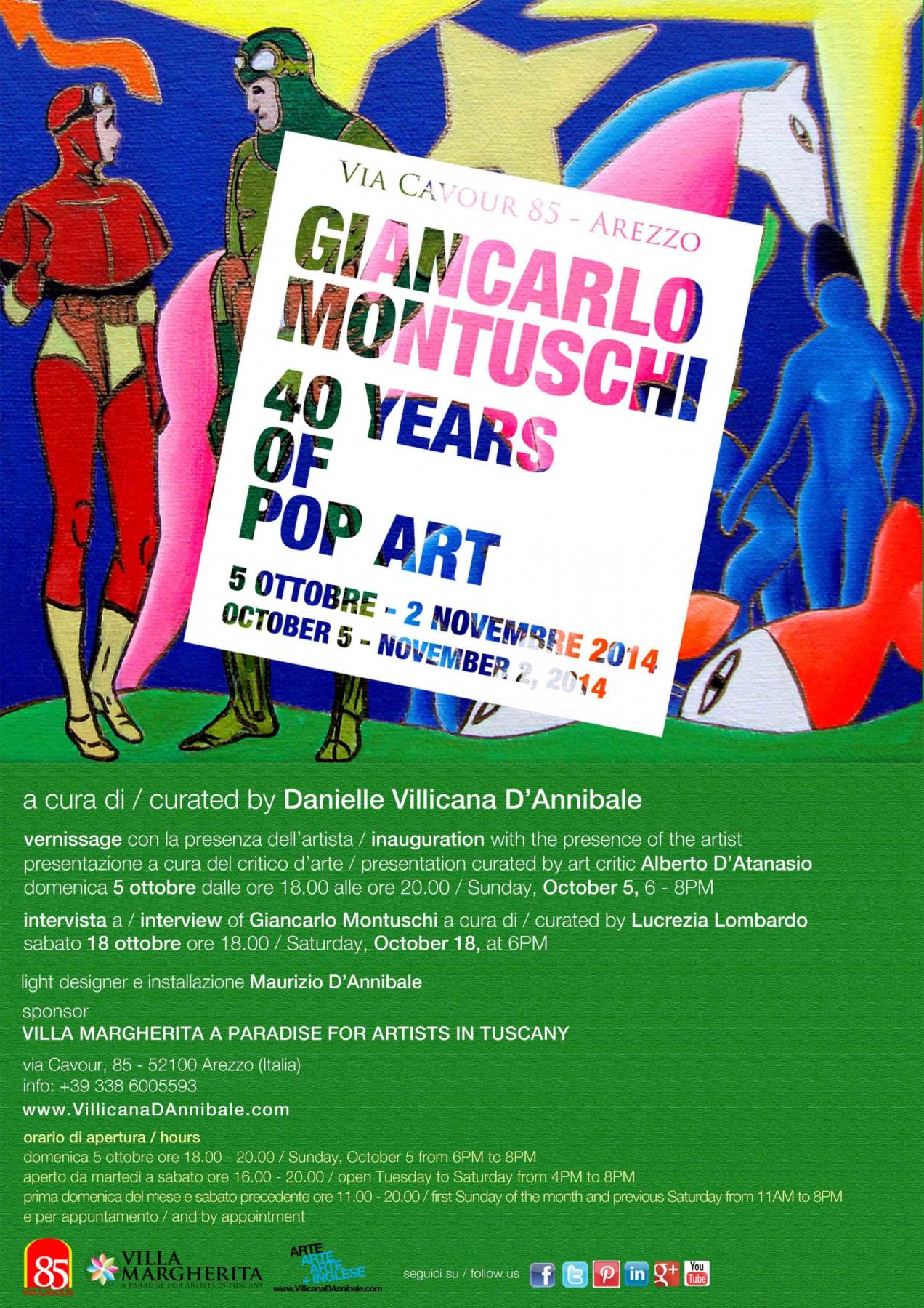 GIANCARLO MONTUSCHI - 40 YEARS OF POP ART