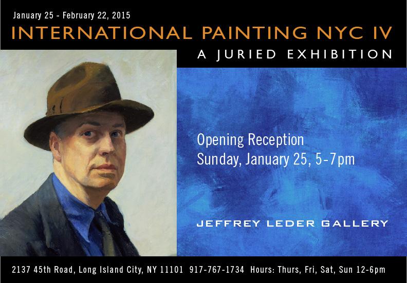 Jeffrey Leder Gallery, Call for Submissions, Juried Exhibition: International Painting IV