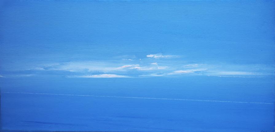 Il mare visto dall'alto della falesia di C.da Costa di Carro