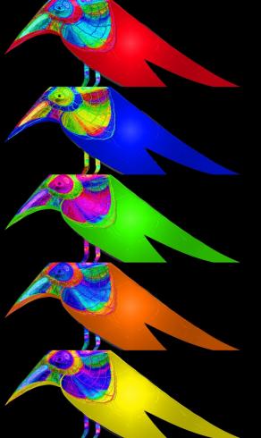  Colored Birds