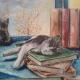 cats and books