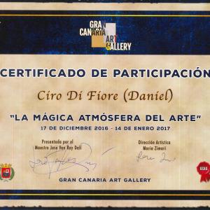 Certificate of Merit received from JOSE’ VAN ROY DALI’