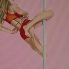 pole dancer -pink