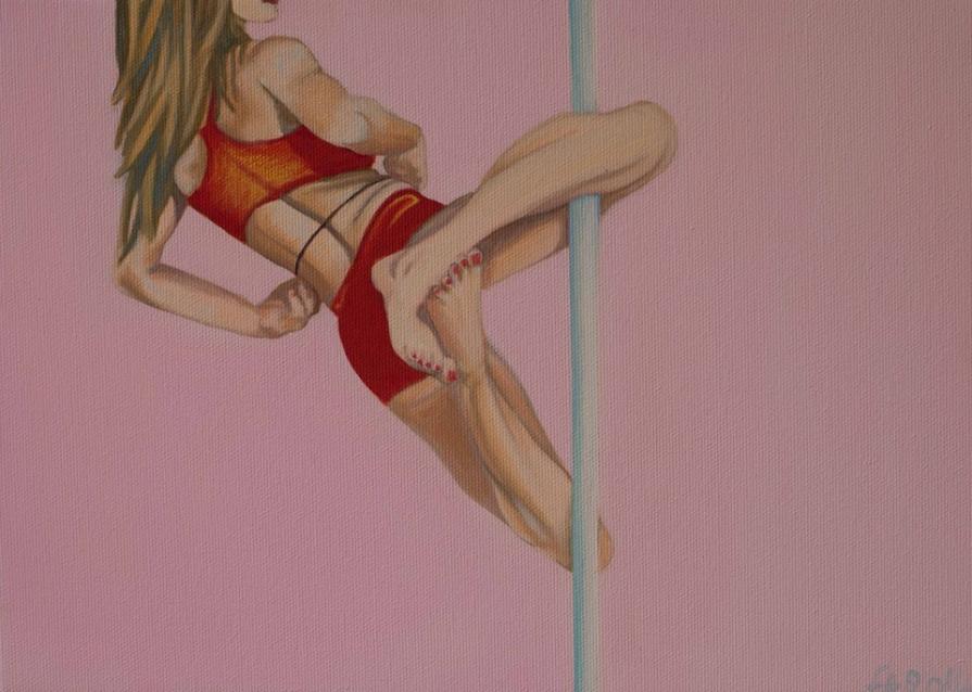 pole dancer -pink