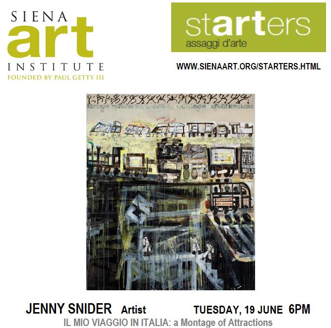 stARTers:  Artist's Talk with Jenny Snider