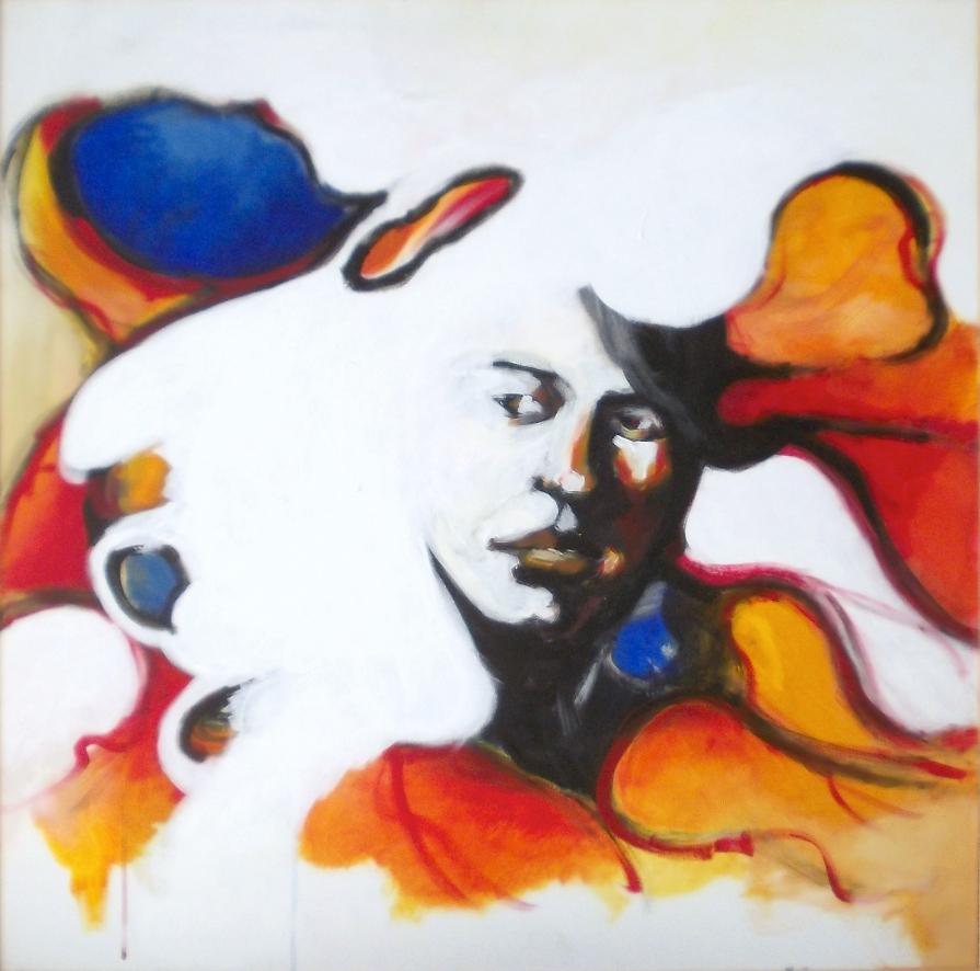 ritratto femminile  70x70