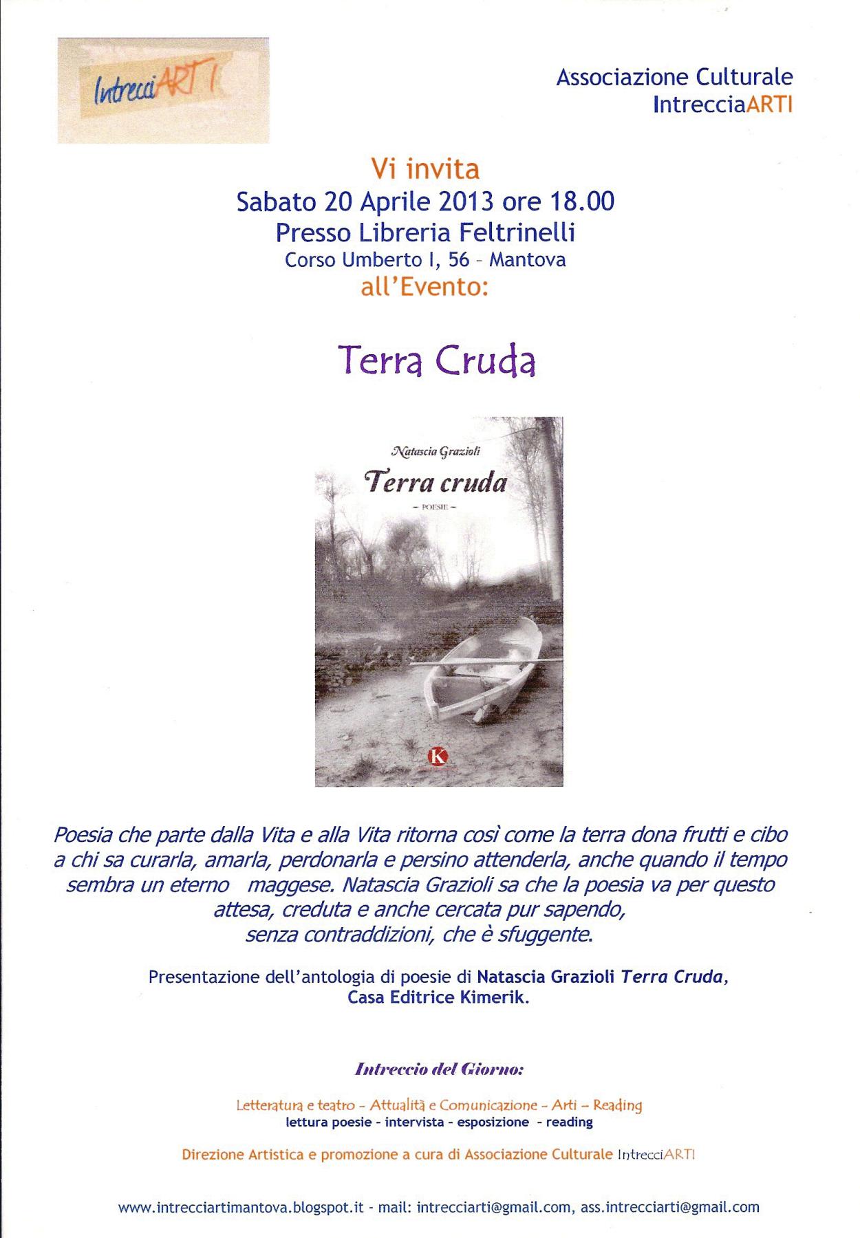 Presentazione Libro "Terra Cruda"