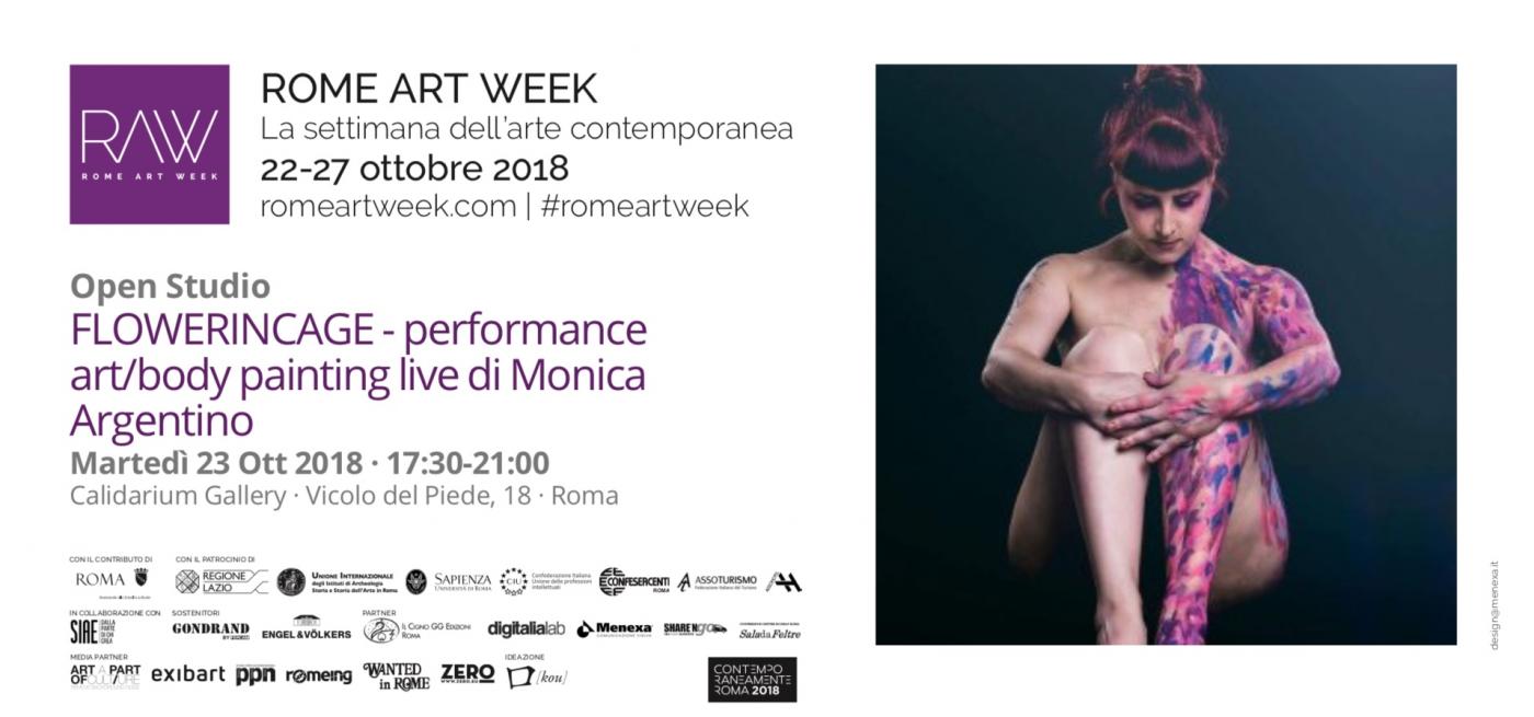 Performance Art Live di Monica Argentino RAW 2018 (Vernissage Art Market)