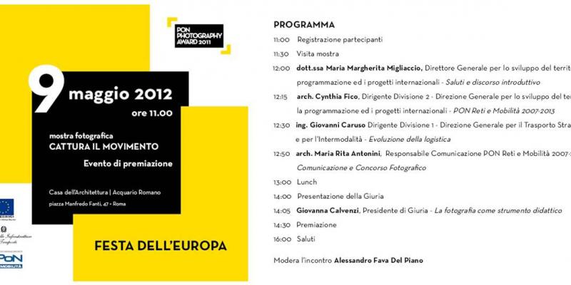 I^ edizione PON PHOTOGRAPHY AWARD 2011 - CATTURA IL MOVIMENTO