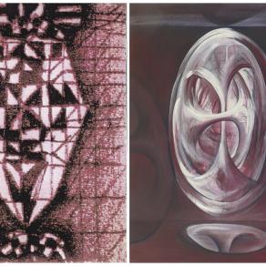 DNA - The Head (tapestry) & Kronos (painting)