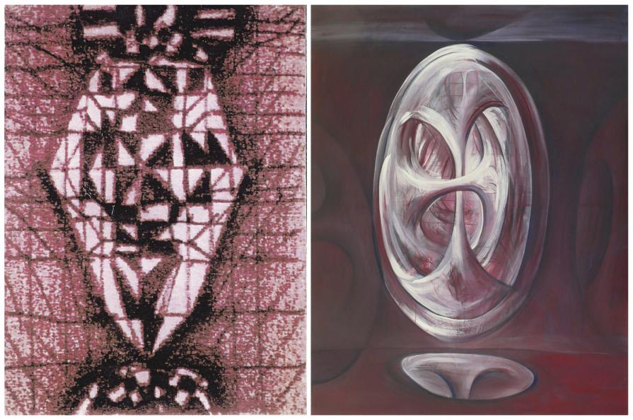 DNA - The Head (tapestry) & Kronos (painting)