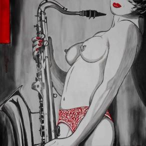 Sax (Modella Ilaria De Santi - Camp. Fitness)