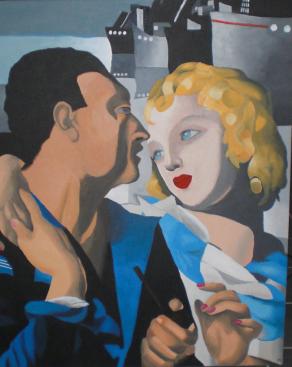 Reproduction of Idylle (Lempicka)