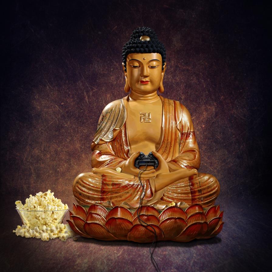 Buddah play - Symbols and contradictions