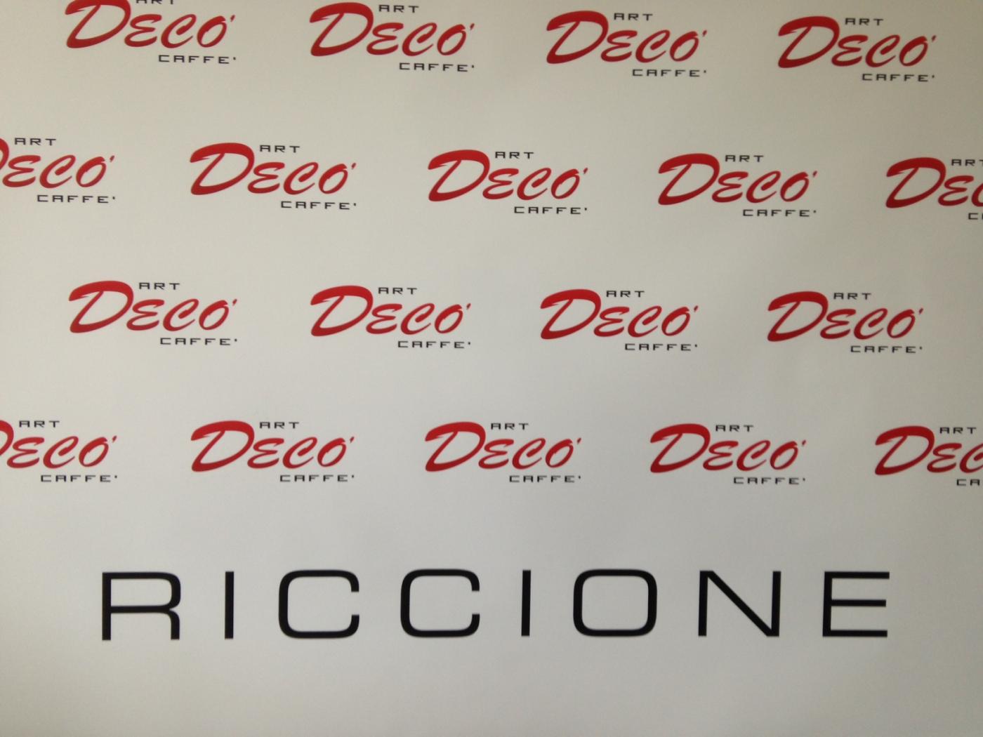 mostra al " ART DECO  CAFE" di Riccione