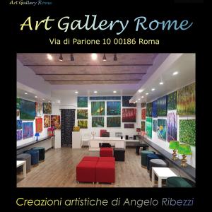 Opening of Art Gallery Rome Artistic Creation by Angelo Ribezzi