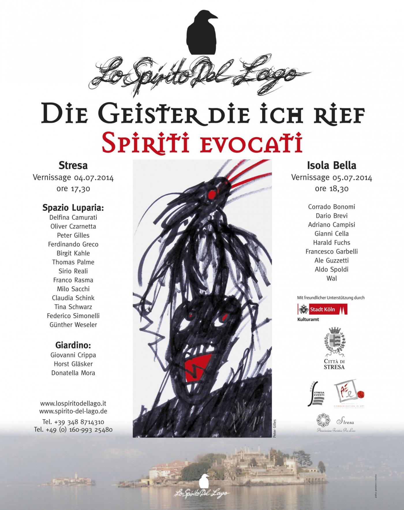 SPIRITI EVOCATI  - DIE GEISTER DIE ICH RIEF  AL VIA LA DICIOTTESIMA EDIZIONE DELL’ASSOCIAZIONE LO SPIRITO DEL LAGO