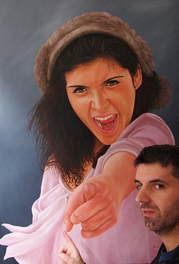 Pintura concluída / Painting completed "I got you"