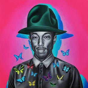 The portrait of Pharell Williams