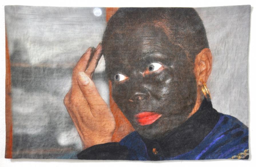 Zwarte Piet felt portraits