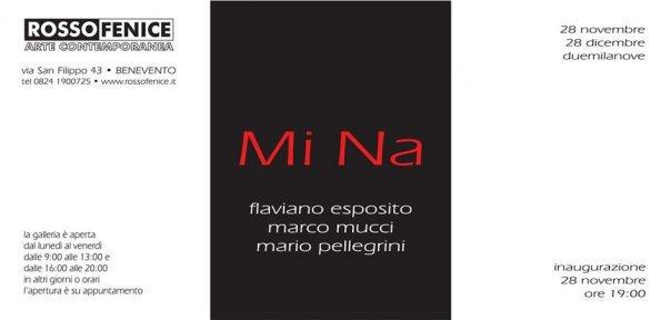 vernissage Rosso Fenice - mostra MiNa