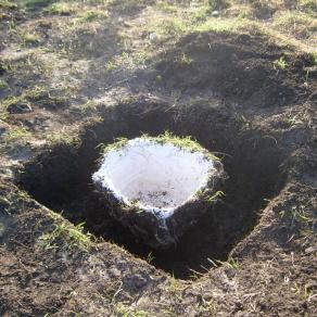 Excavation of a Hole