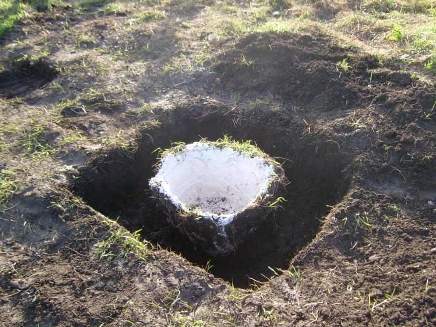 Excavation of a Hole