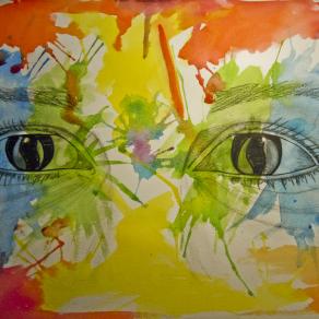 Eyes In Watercolor