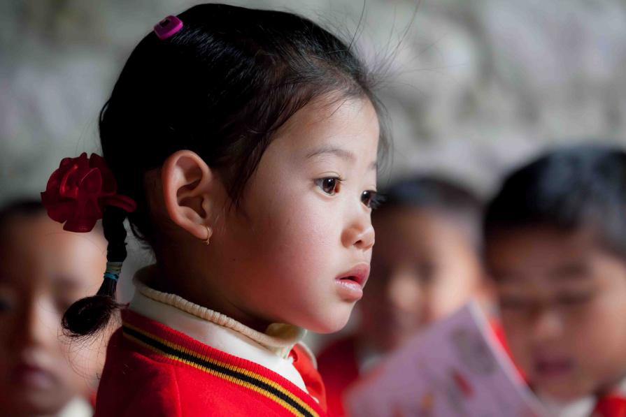 School girl, Sikkim, India