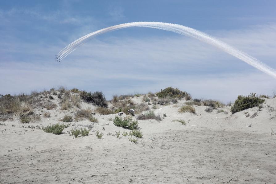 Red Arrows rainbow