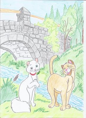 Scene from aristocats