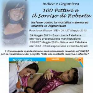 100 pittori e il sorriso di Roberta