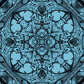 Damask Blue Vl