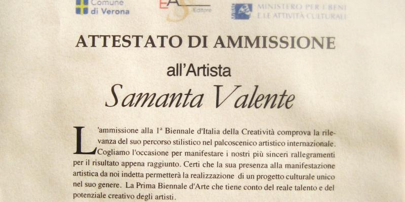 1st international Biennial of Italy of Creativity 