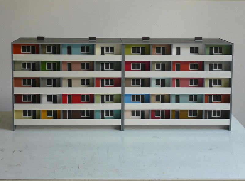 colourful balconies